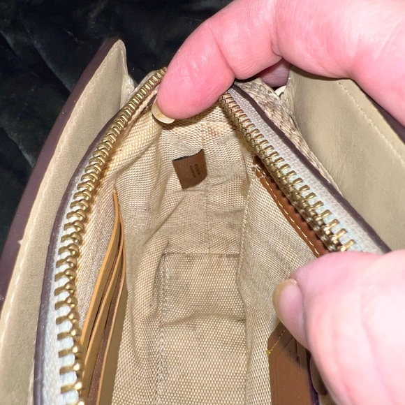 Coach Tate 18 with Genuine Snakeskin with Brass - Picture 9 of 11